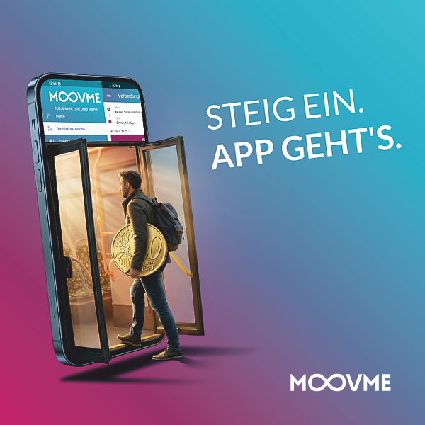 Steig ein, App geht's: 50 Cent Aktion in MOOVME
